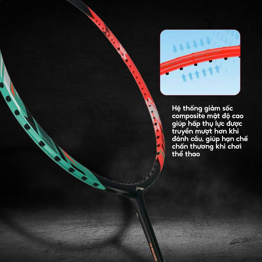 Vợt Cầu Lông Lining Halbertec 7000 Tím Chính Hãng - Nổi Bật, Tốc Độ, Linh Hoạt, Chống Rung, Bền Bỉ, Toàn